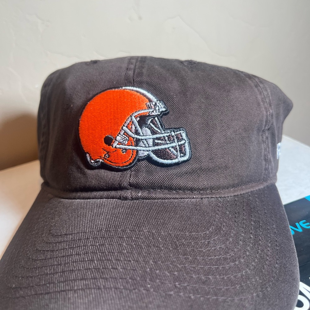 Reebok Brown Cap with Blue NFL Tag